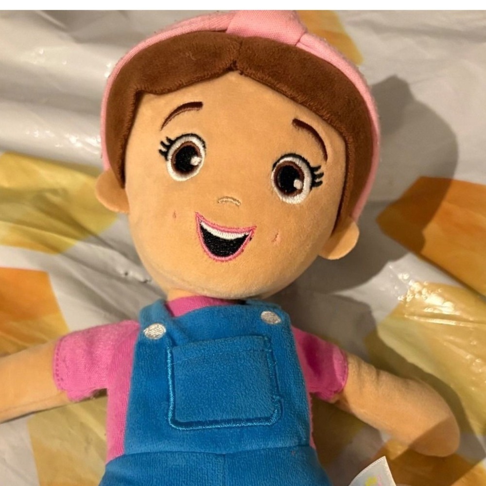 Ms Rachel Plush Doll Spin Master Songs for Littles Blue Overalls Soft Toy